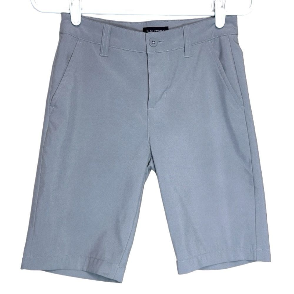 Nautica Boys Performance Bermuda Shorts Gray Size 12 Coastal Golf Resort
